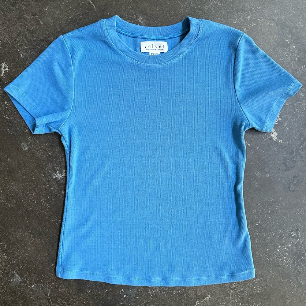 Velvet by Graham & Spencer Blue Shirt
